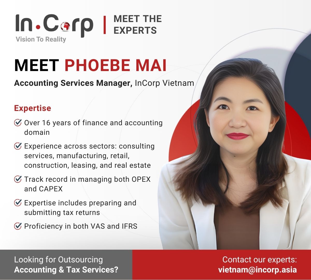 Phoebe Mai - Expert Consulting Tax Services in Vietnam