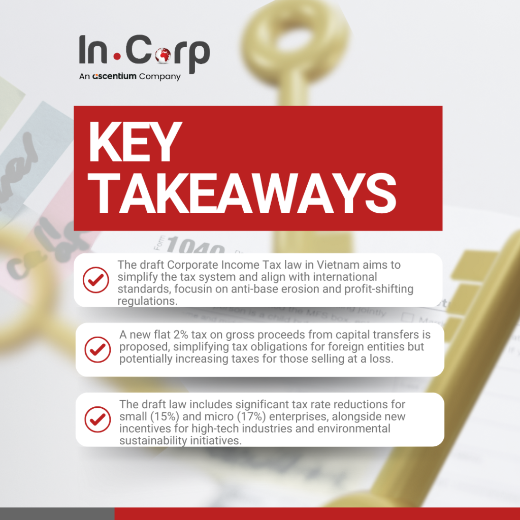Draft Corporate Income Tax Law in Vietnam