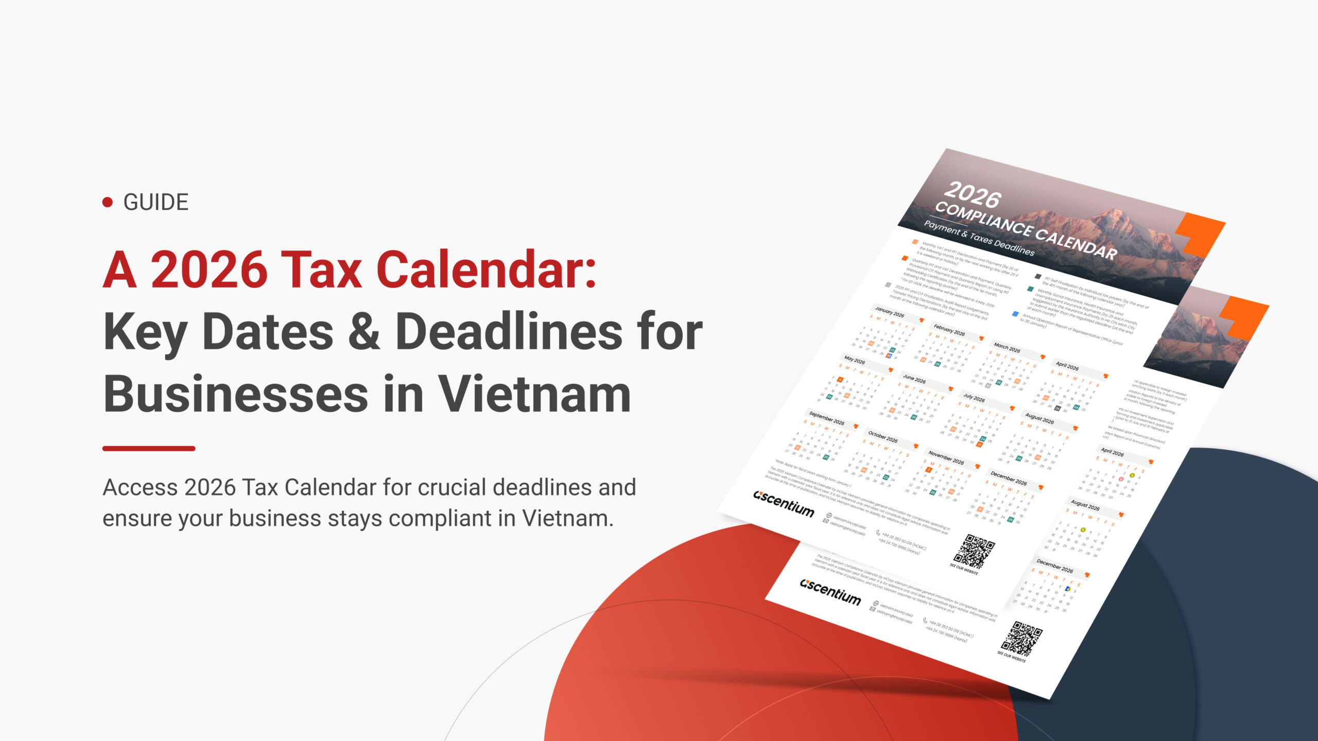 2026 Vietnam Compliance Calendar: Key Dates & Deadlines for Businesses in Vietnam