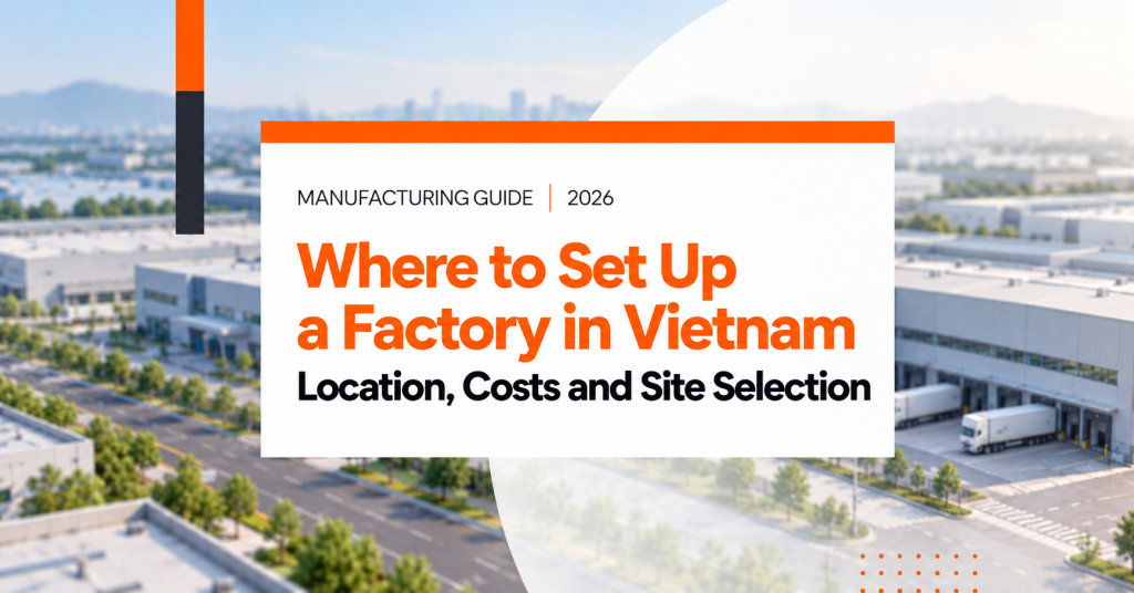 Where to Set Up a Factory in Vietnam: A 2026 Guide to Location, Costs and Site Selection