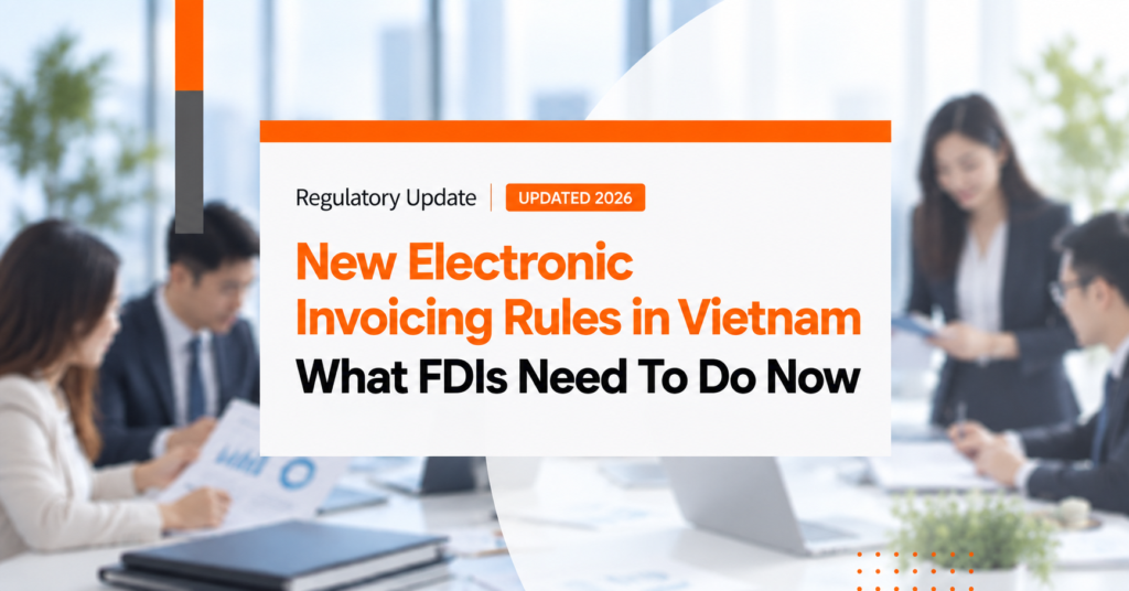 (Updated 2026) New Electronic Invoicing Rules in Vietnam. What FDIs Need To Do Now