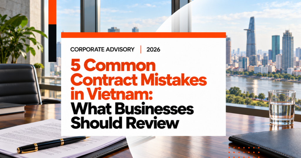 5 Common Contract Mistakes in Vietnam: What Businesses Should Review